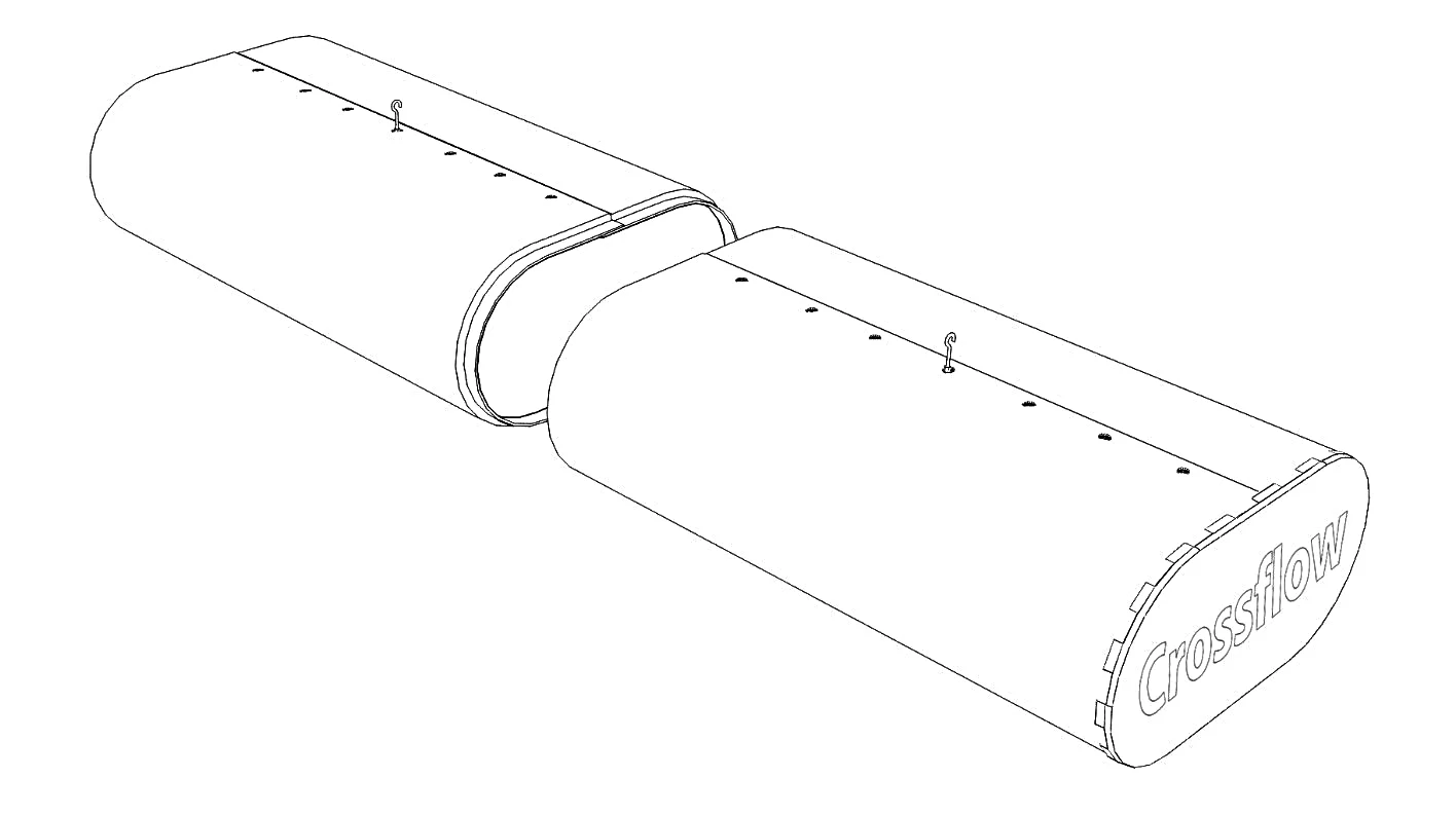 Ovaalvormige metalen geperforeerde kanalen